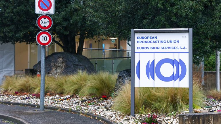 Members met at the European Broadcasting Union headquarters in Geneva, Switzerland. Pic: REUTERS/Denis Balibouse