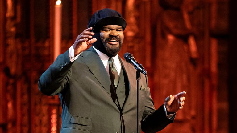 Gregory Porter also sang last year. Pic: Reuters