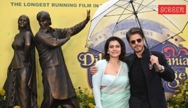 SRK-Kajol unveil life-size DDLJ statue
