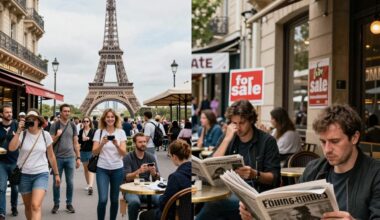 Uk, us, and canada tourists are flocking to france