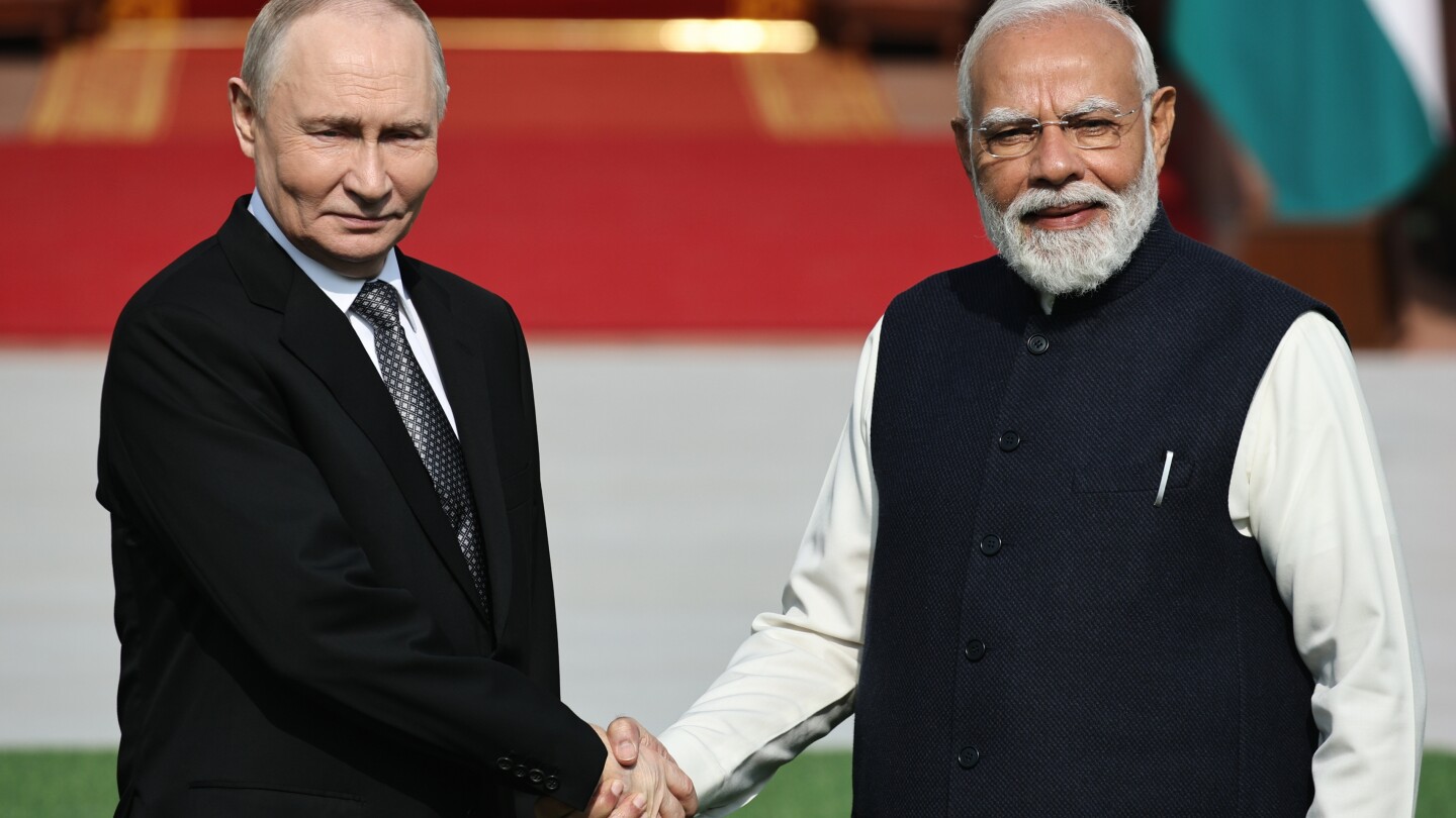 Putin and Modi discuss economic ties at Russia-India summit