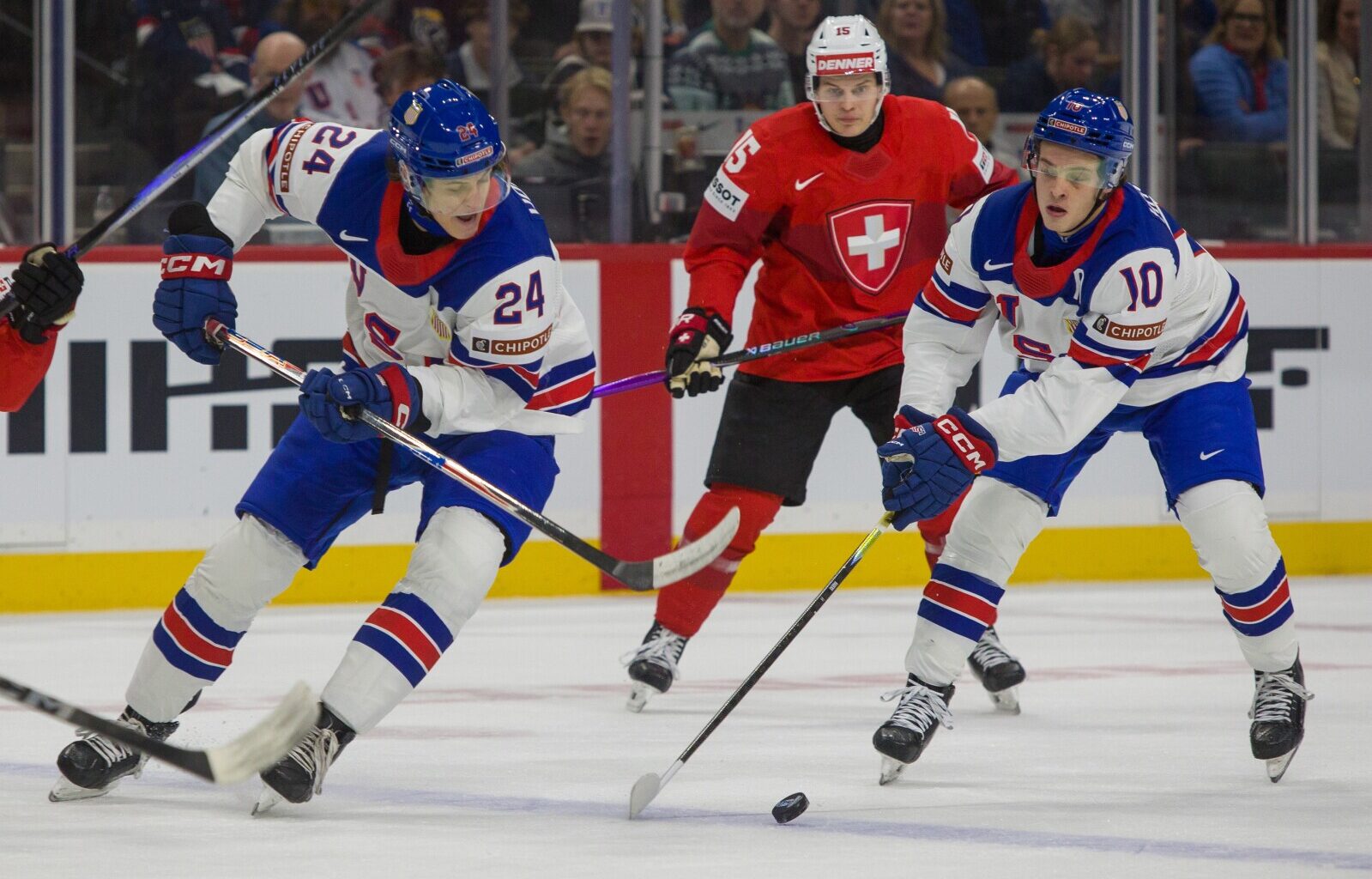 Photos: USA, Switzerland World Junior Championship hockey on Dec. 27, 2025 - Post Bulletin