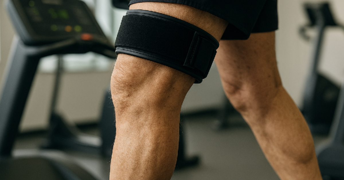 BFR cuffs harm older adults balance during walking