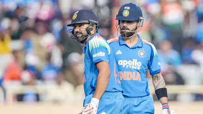 Virat Kohli ignores Gautam Gambhir, Rohit Sharma stops for a quick chat ahead of 2nd ODI in Raipur