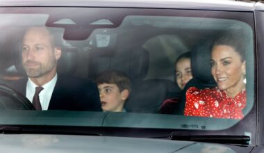 Prince William Drives Wife Kate Middleton & Their Kids to Royal Family’s Christmas Luncheon at Buckingham Palace | Kate Middleton, Prince Louis, Prince William, Princess Catherine, Princess Charlotte | Celebrity News and Gossip | Entertainment, Photos and Videos
