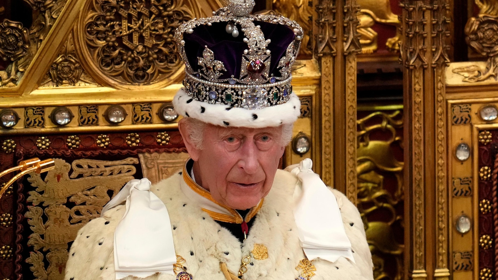 Protesters arrested after smearing custard and crumble on Crown Jewels case at Tower of London
