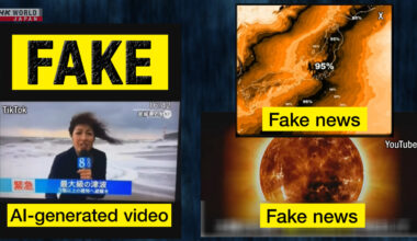 Fake videos generated by AI spreading on social media after quake struck northern Japan
