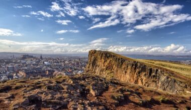 View of Edinburgh cityscape, Scotland