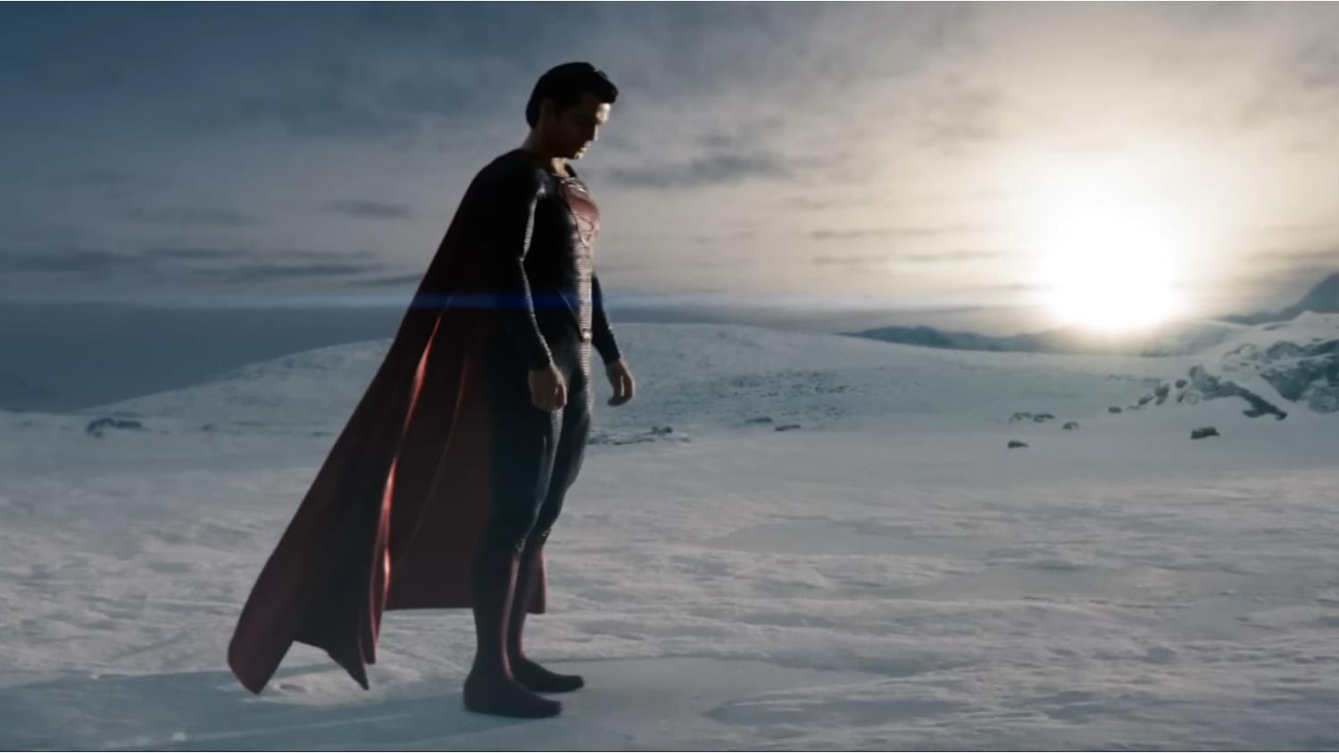 Zack Snyder Posts Glorious Full-Body Image Of Henry Cavill Wearing Christopher Reeve’s SUPERMAN Suit