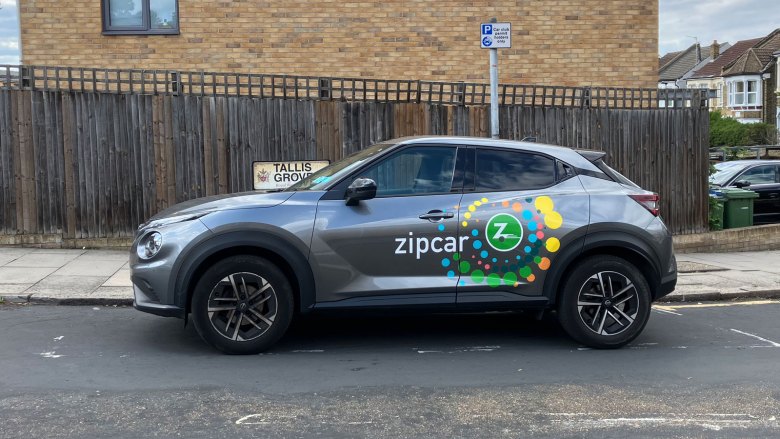 Zip car in marked bay