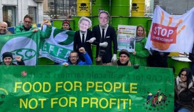 Farmer mobilisations in Strasbourg and Brussels demand the rejection of the EU-Mercosur Agreement
