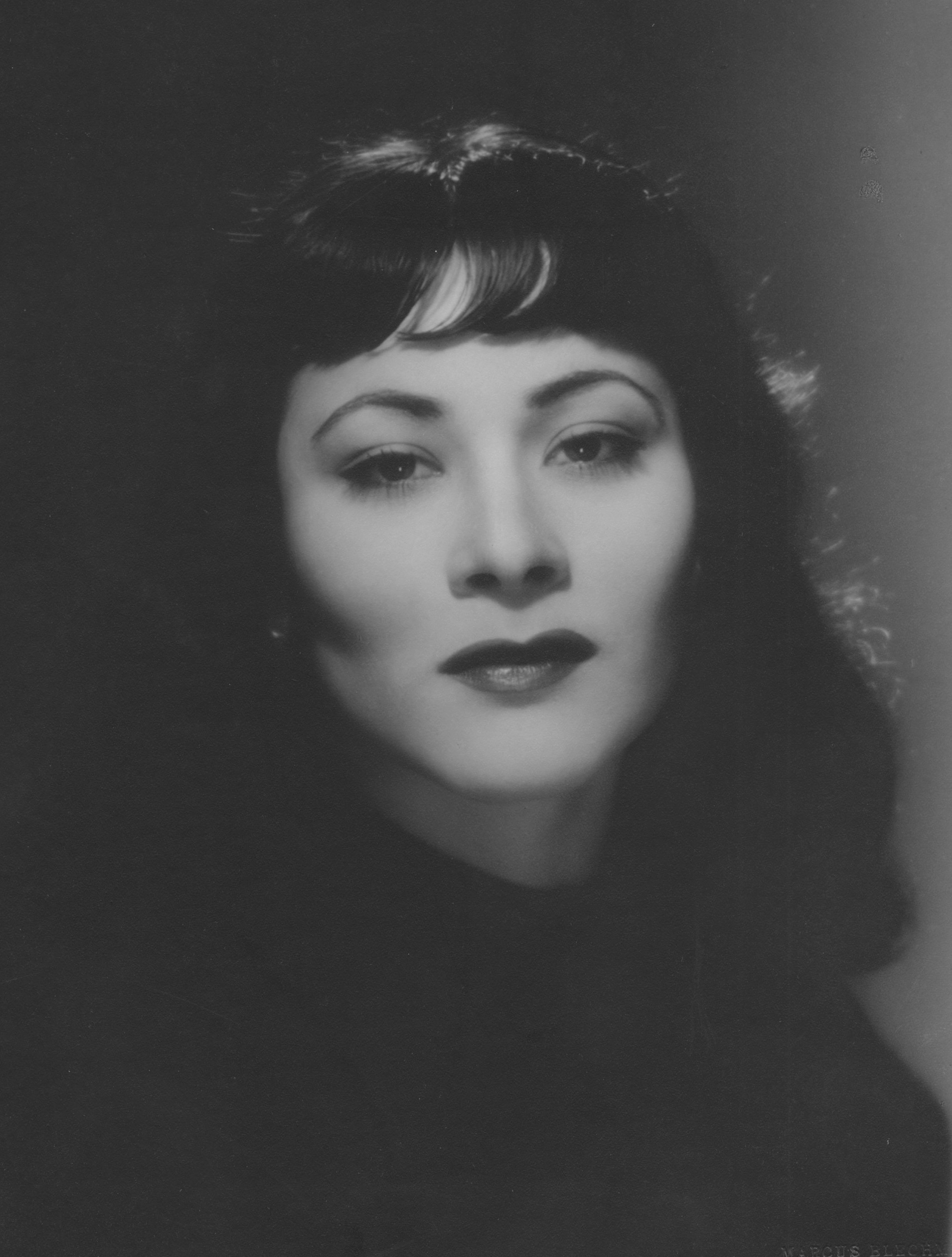 Blanche Marvin in her younger years.