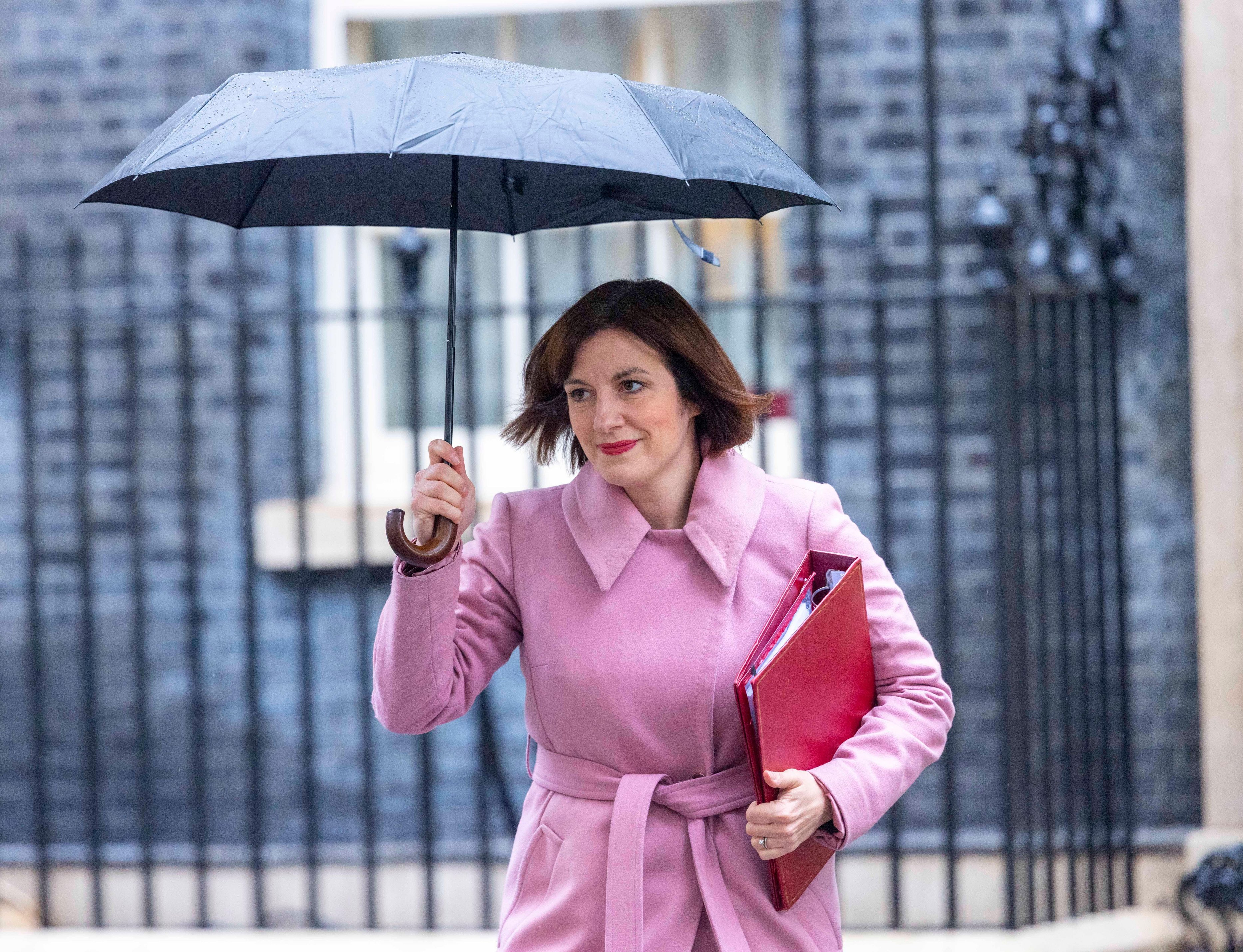 Bridget Phillipson, Secretary of State for Education and Minister for Women and Equalities, at Downing Street for a Cabinet meeting.