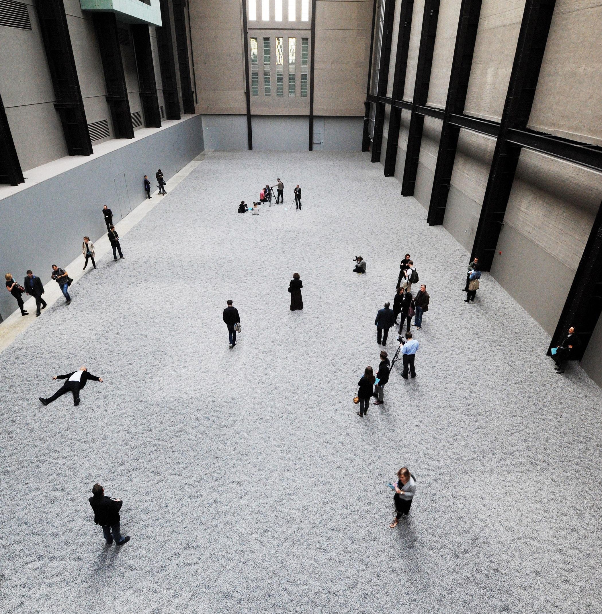 Sunflower seeds at the Tate Modern