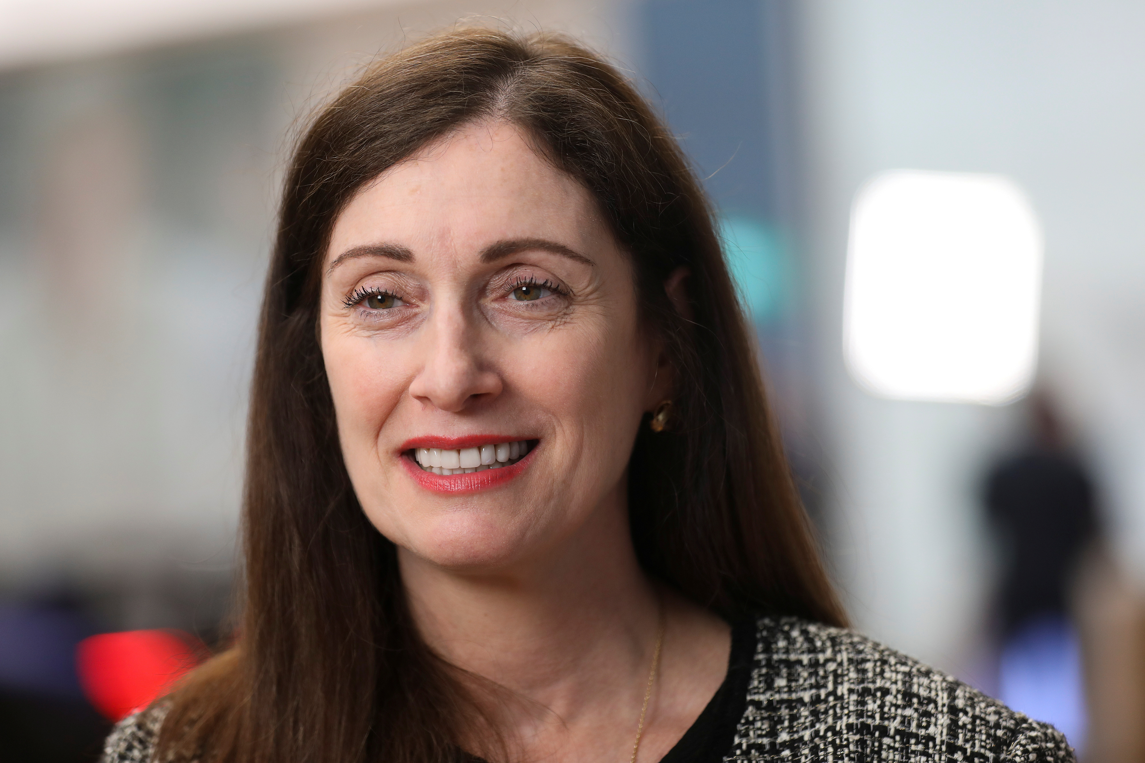 Cindy Rose, chief executive officer for Microsoft UK, speaking during an interview.