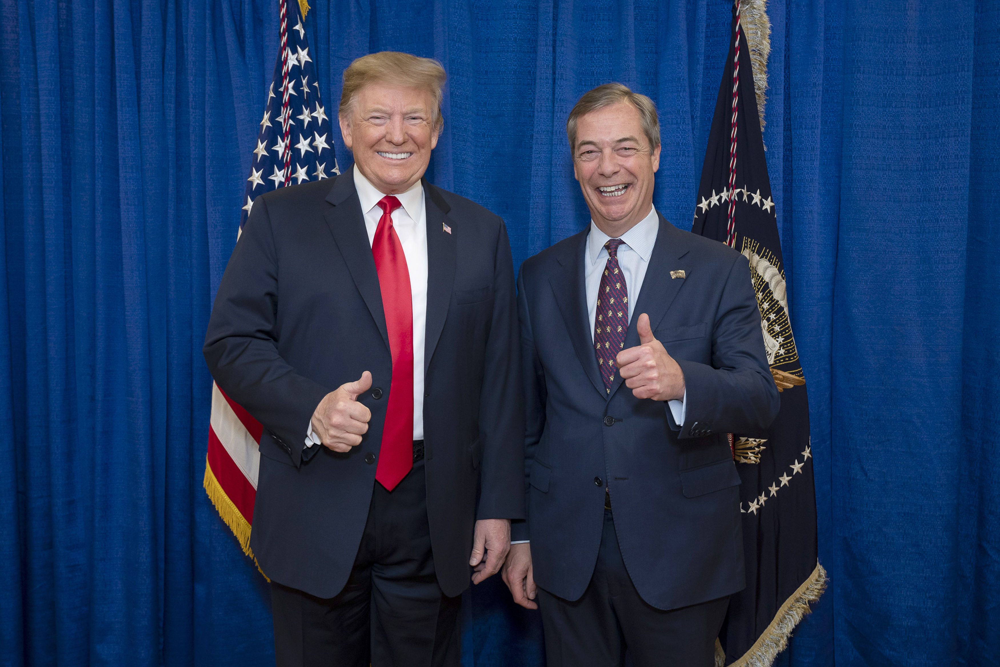 Trump with Nigel Farage