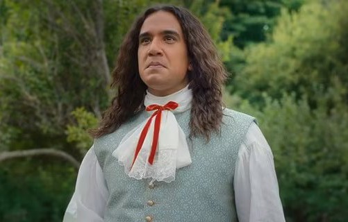 Nathaniel Curtis as Isaac Newton in "Doctor Who."