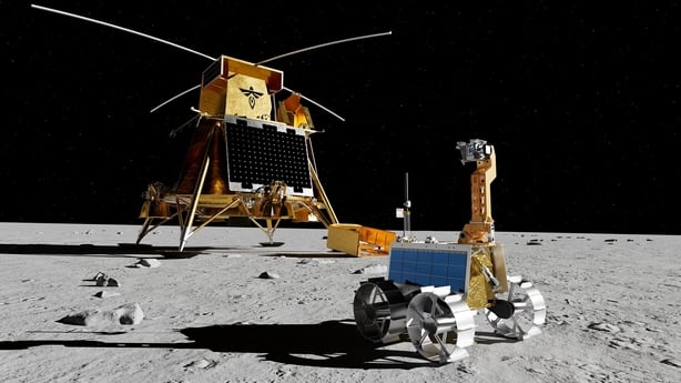 Firefly Aerospace Blue Ghost Mission 2 CLPS unmanned mission to the Moon whose payload includes NASA's LuSEE-Night radio telescope, the UAE's Rashid Rover 2, ESA's Lunar Pathfinder, and Volta Space's wireless power technology.