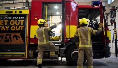 Woman dies after fire rips through west London flat