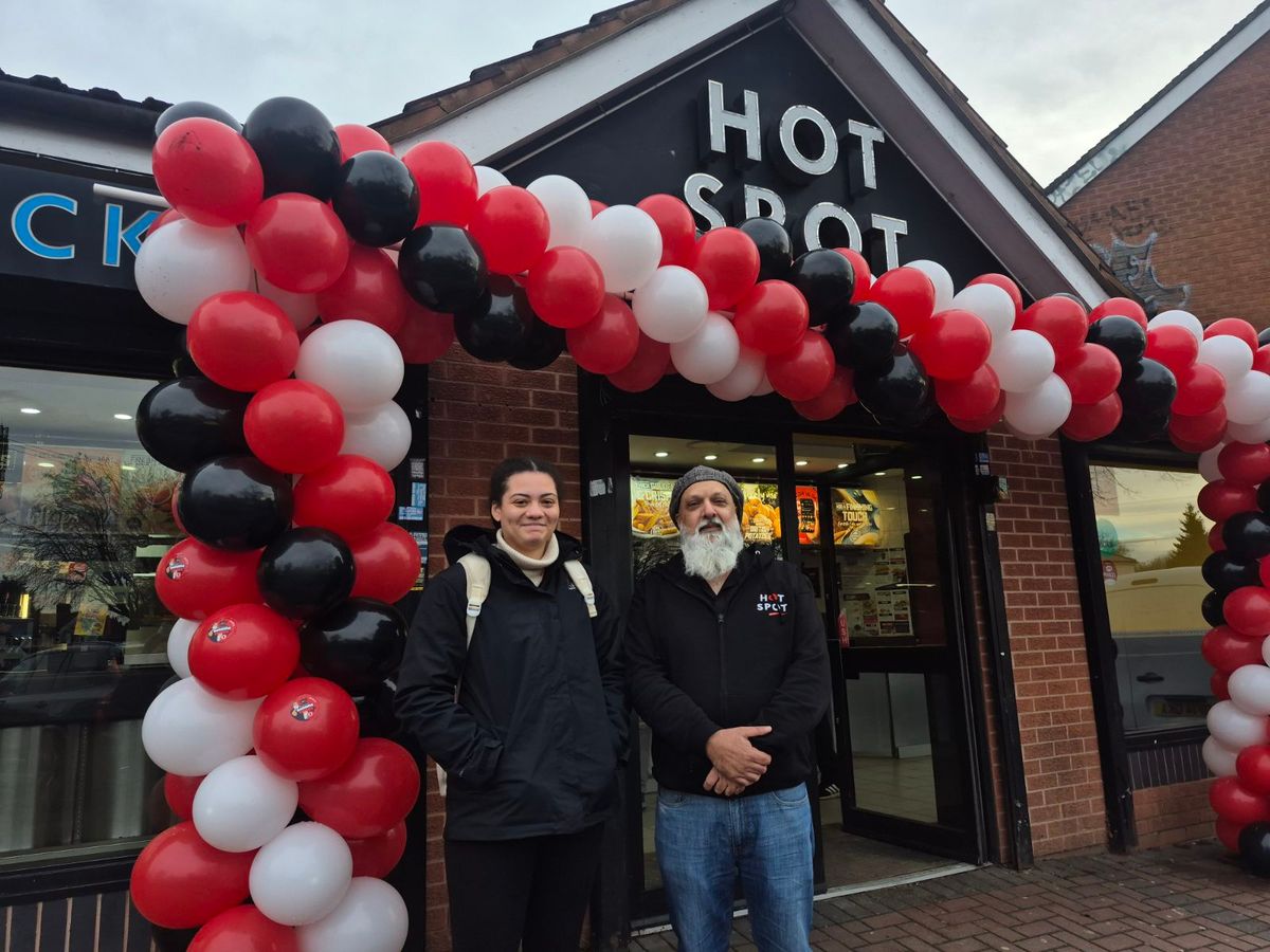 Customer Hanifa Rice with Nassar 'Uncle Nas' Iqbal