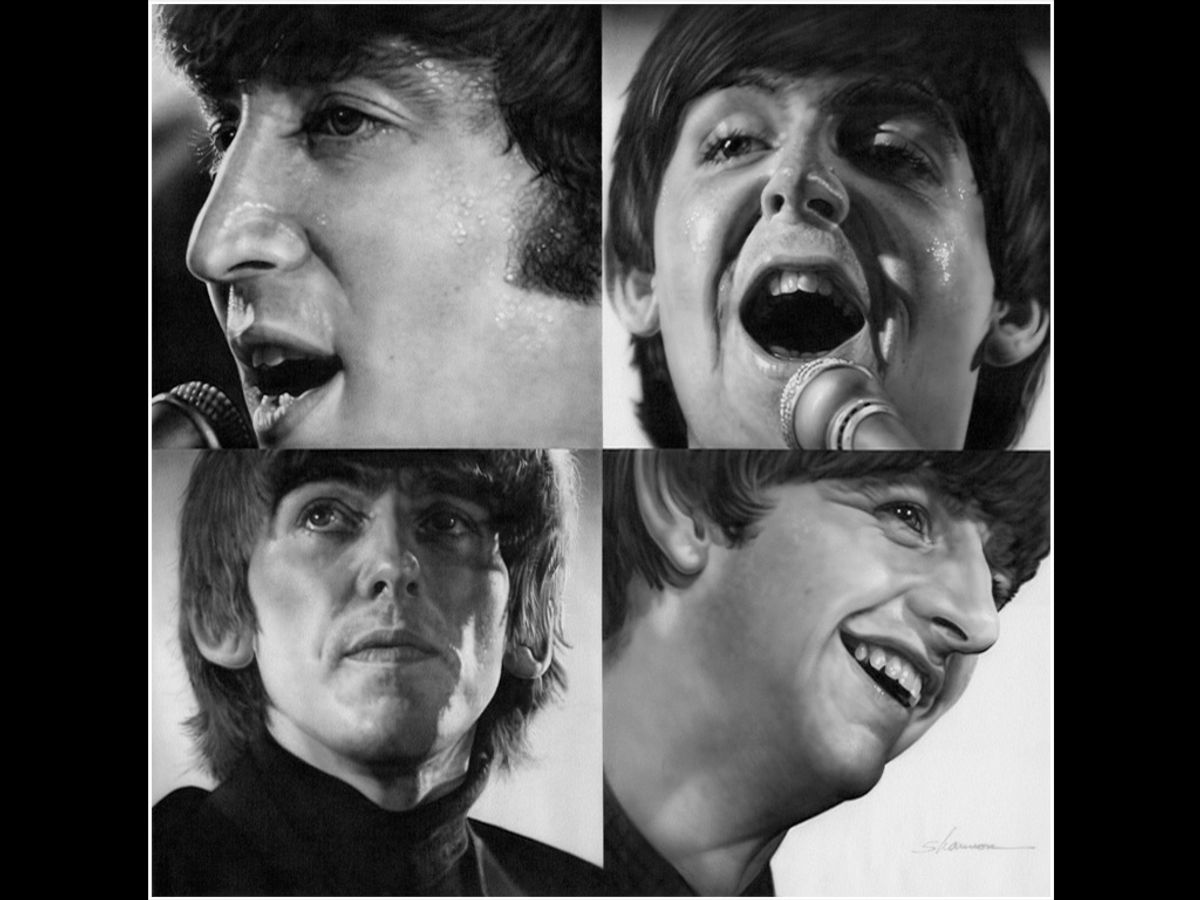 Artwork at the Hard Day's Night Hotel