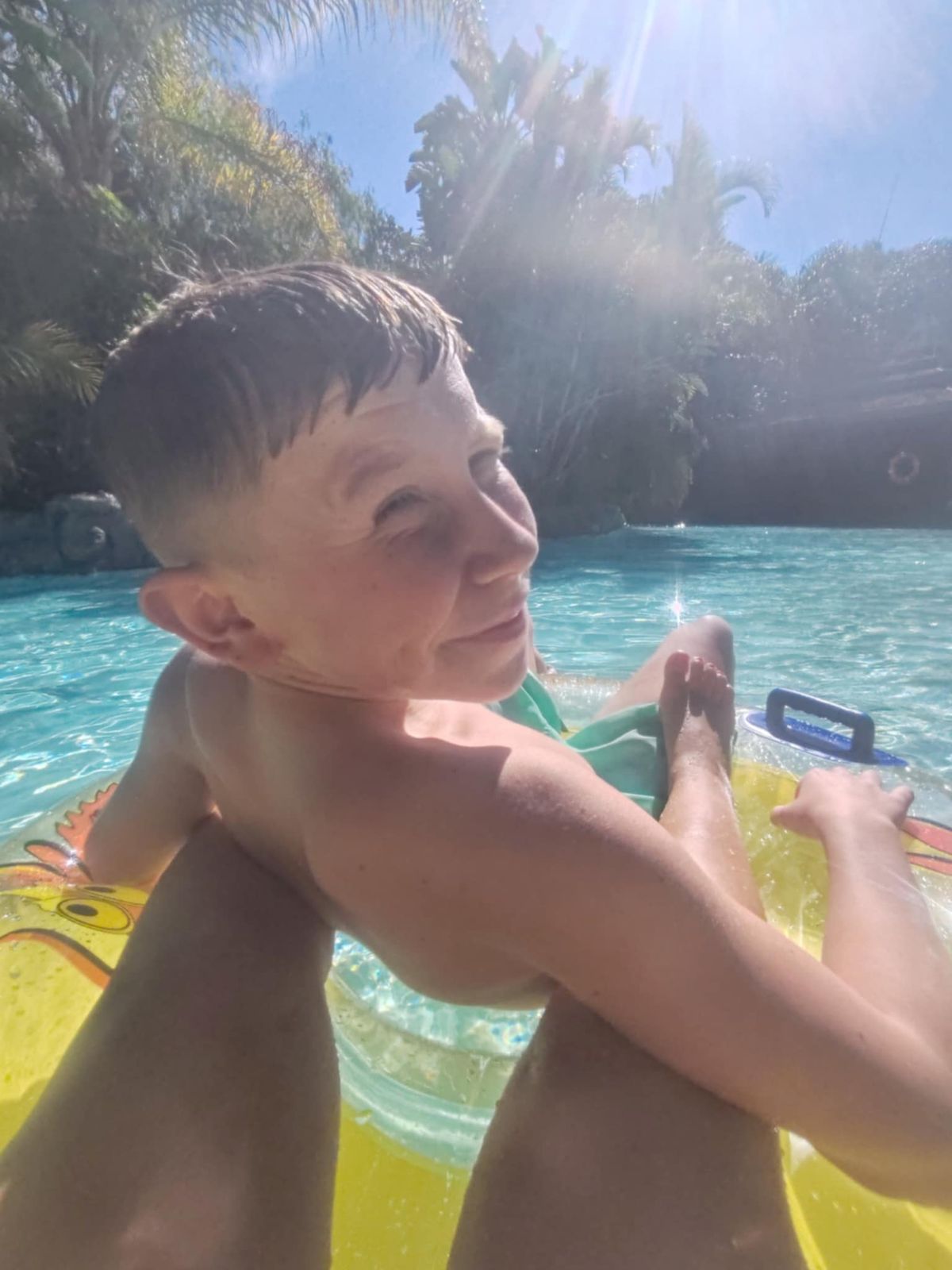 Amanda and Klayton spent £70 for tickets to Siam Park which included their lunch.