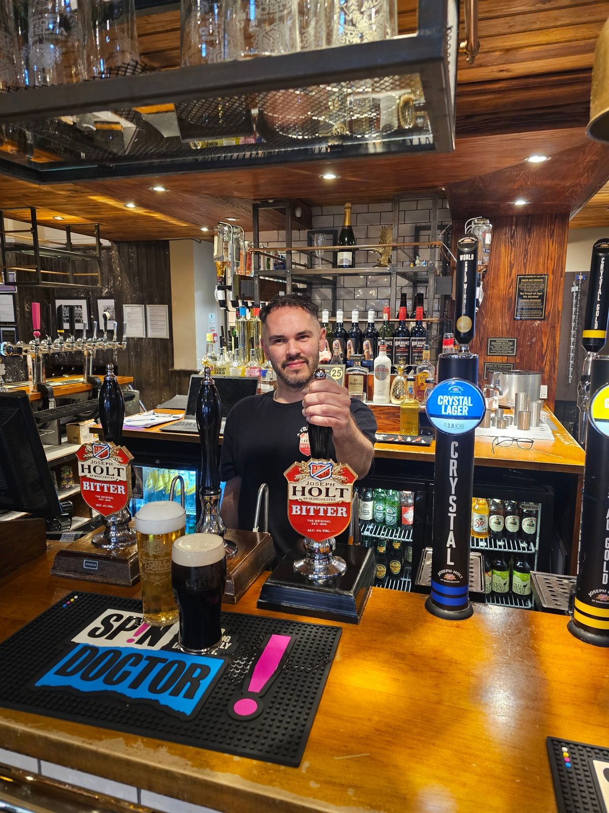 Chris Southworth has been pub manager at The Spread Eagle since last summer