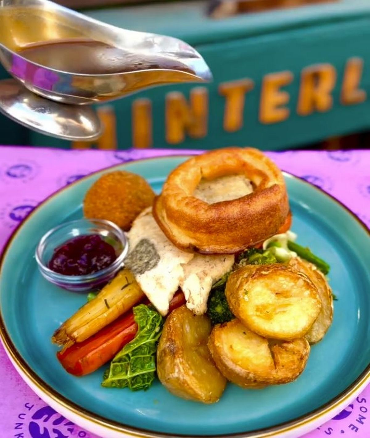 Wholesome Junkies, based at Hinterland, serve vegan roast dinners every Sunday