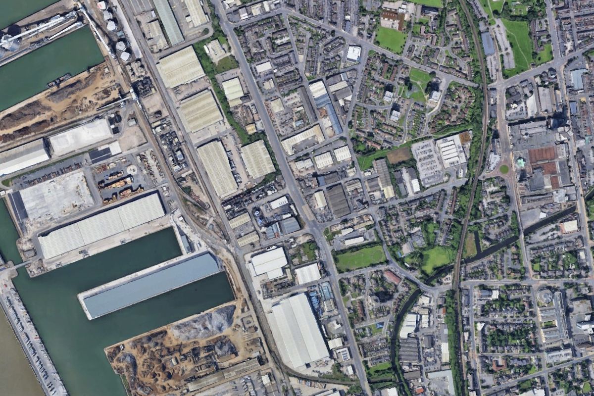Aerial view of Bootle