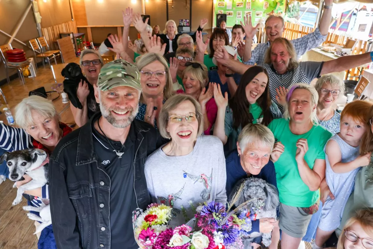 Surprise party being thrown for Karen Rich, Tuesday 5 August 2025, who last week received a Lord Mayor's Medal for her volunteer work picking up litter from Redcatch Park in Knowle. 