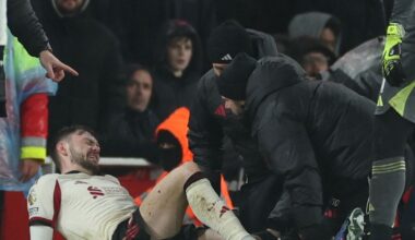 Conor Bradley has sustained a serious knee injury.