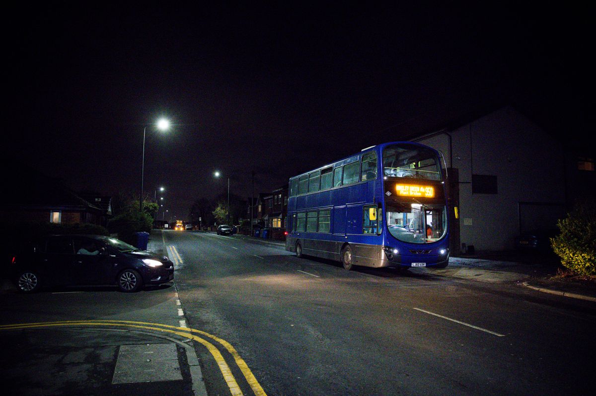 Police and forensic officers attended the scene