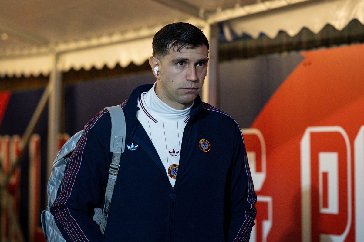 Aston Villa goalkeeper Emi Martinez