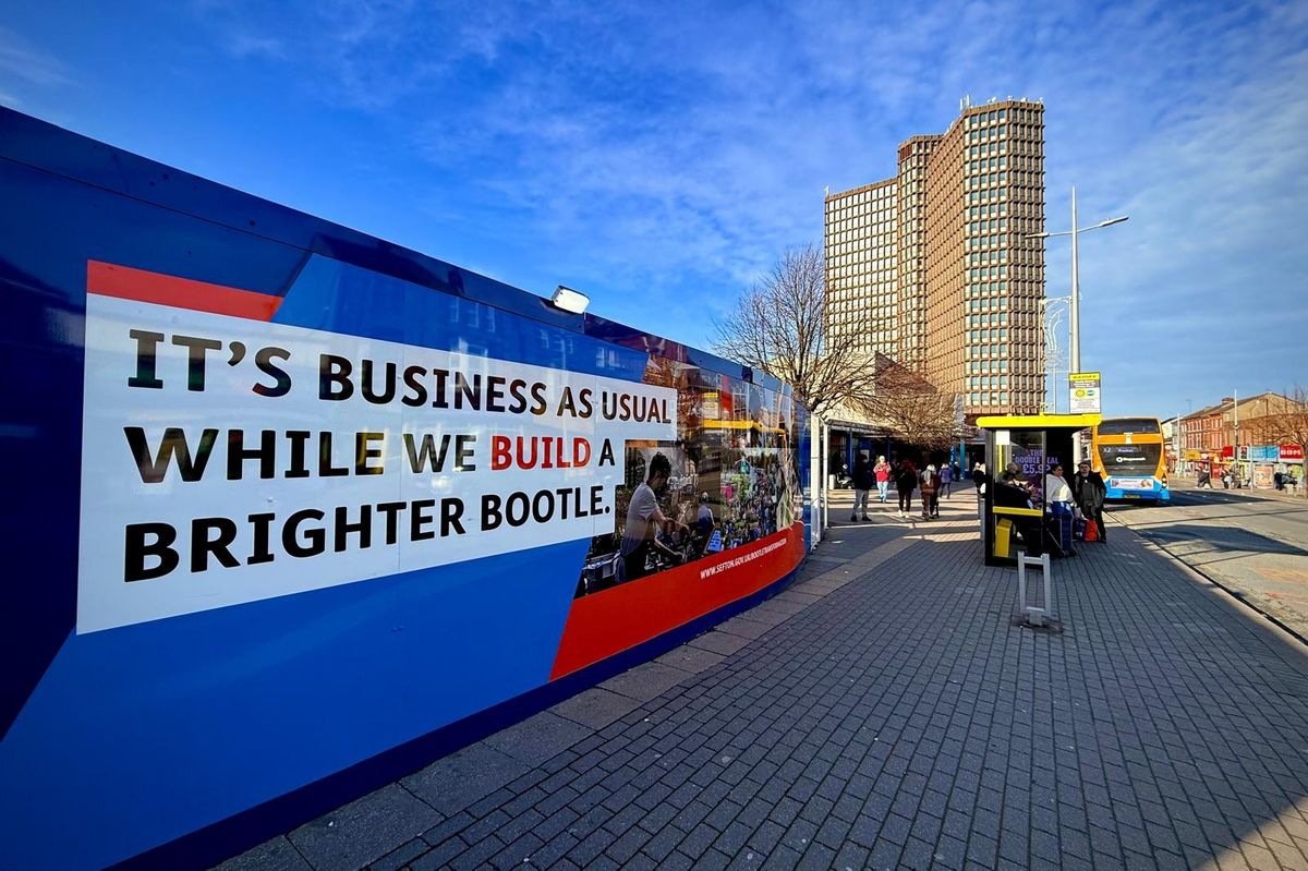 Development site of The Strand shopping centre in Bootle