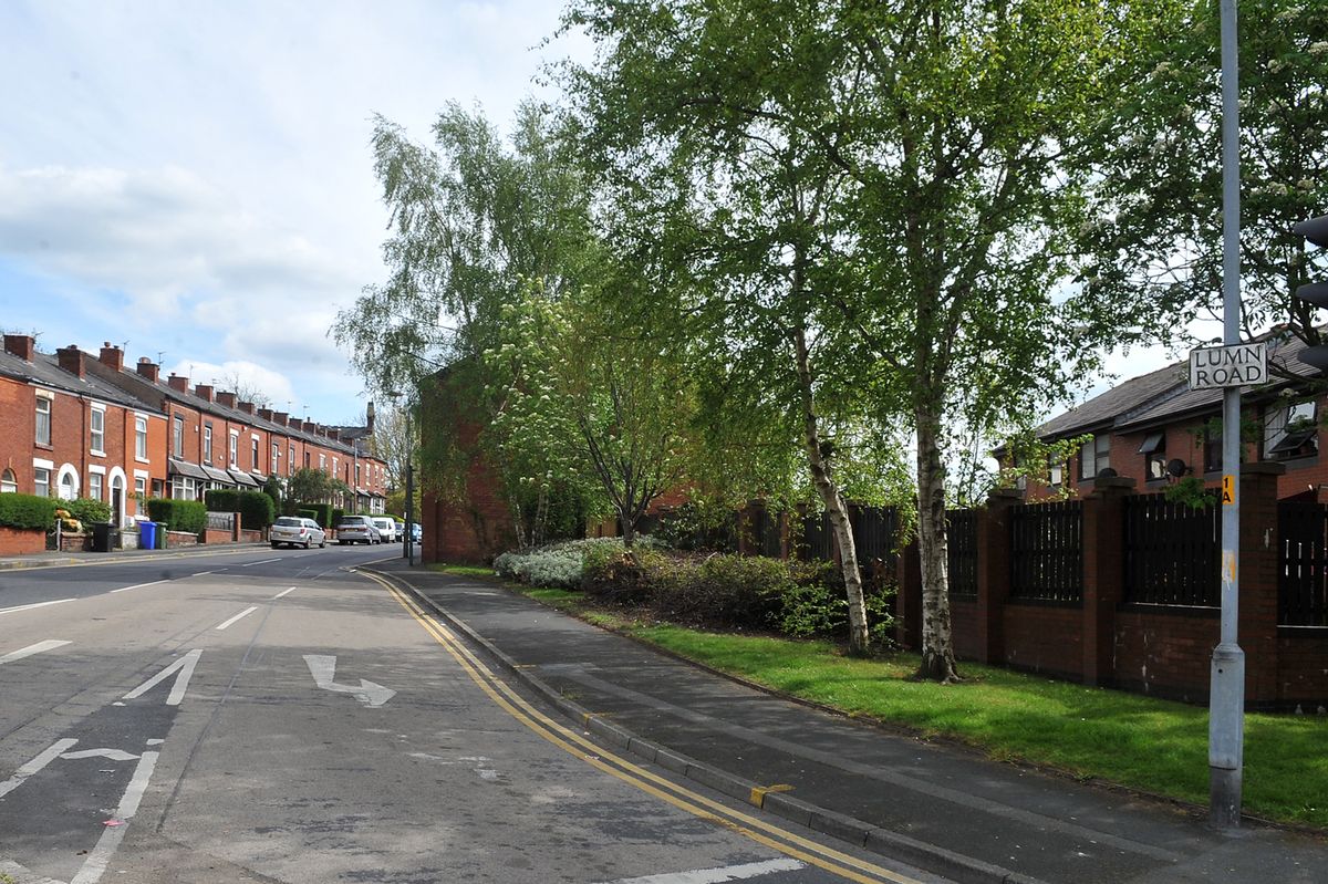 Properties near to Lumn Road in Hyde were affected