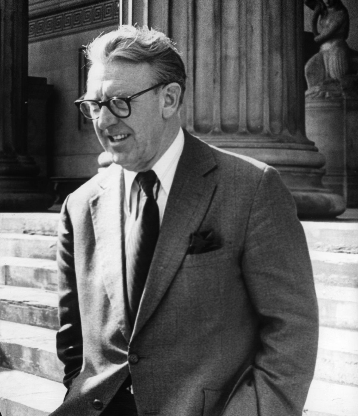 Former Kirkby Council architect Eric Spencer Stevenson. He is accused of being involved in the Kirkby corruption scandal. Circa 1978.