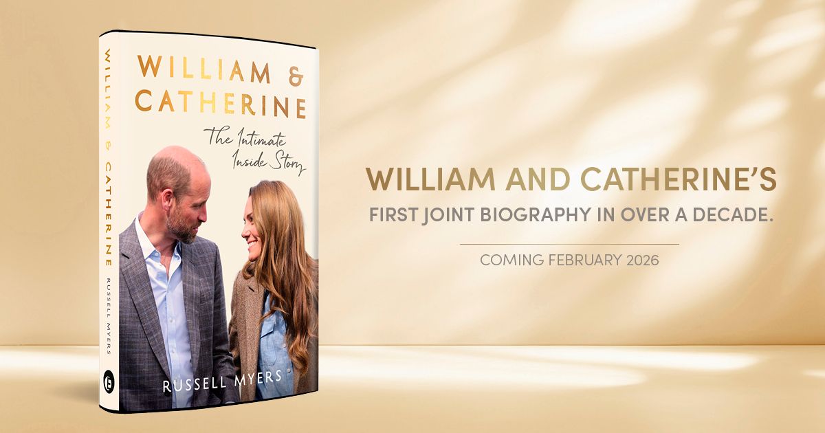 The new book William & Catherine: The Intimate Inside Story by Mirror Royal Editor Russell Myers 