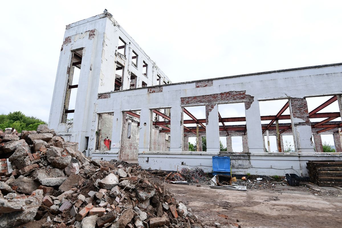 Remediation work at the Littlewoods building 