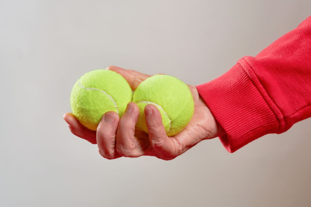 People can test this themselves at home using tennis balls