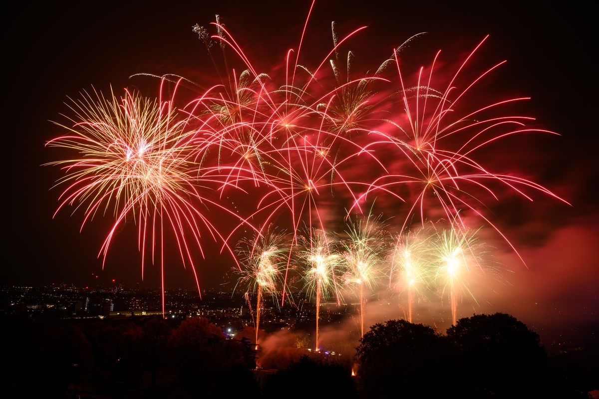 Alexandra Palace fireworks on Friday, November 1 last year 
