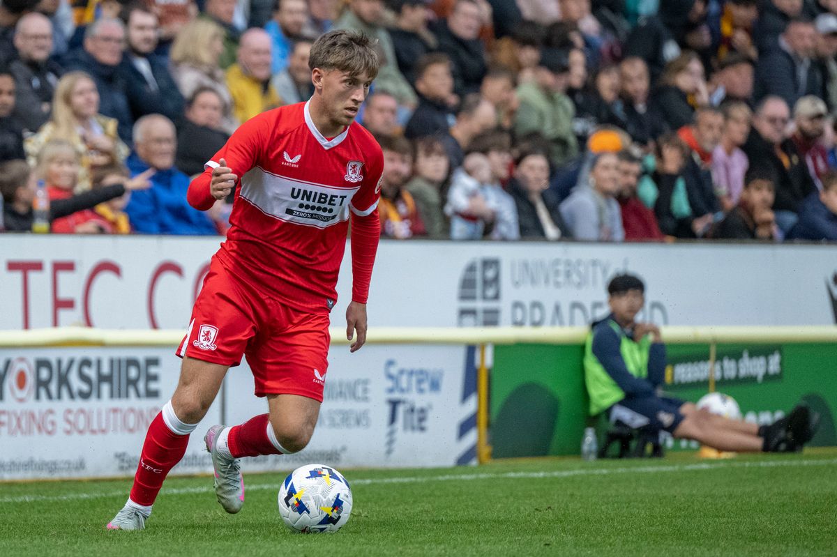 Middlesbrough's Sonny Finch participates in the pre-season friendly match