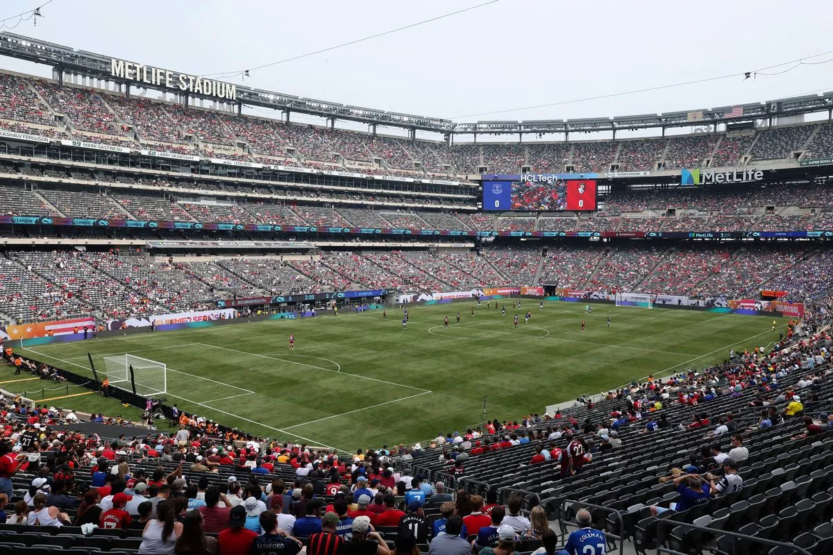 General view inside the MetLife Stadium