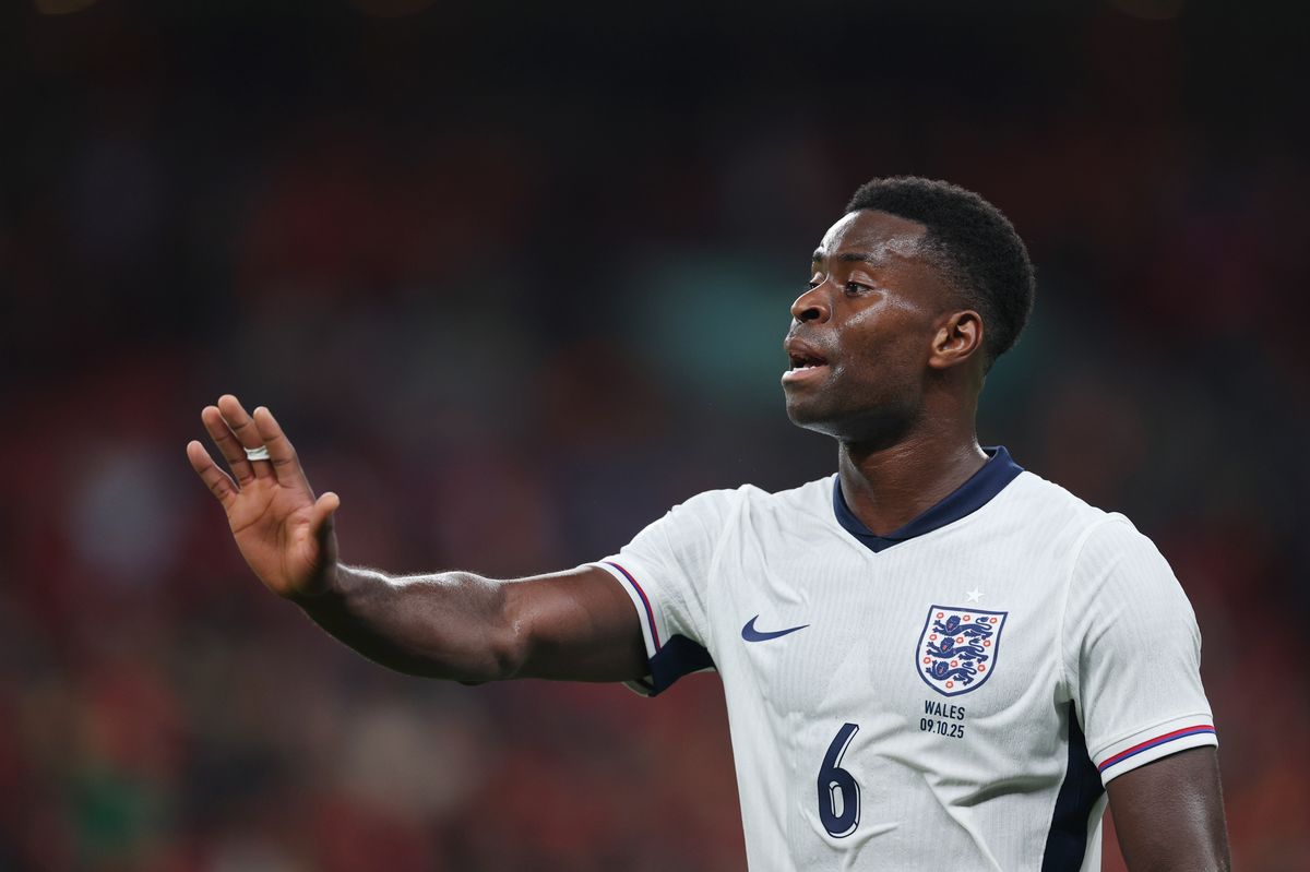 Marc Guehi of England during the England v Wales - International Friendly at Wembley Stadium on October 09, 2025 