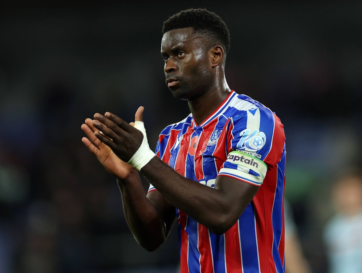 Marc Guehi of Crystal Palace clapping