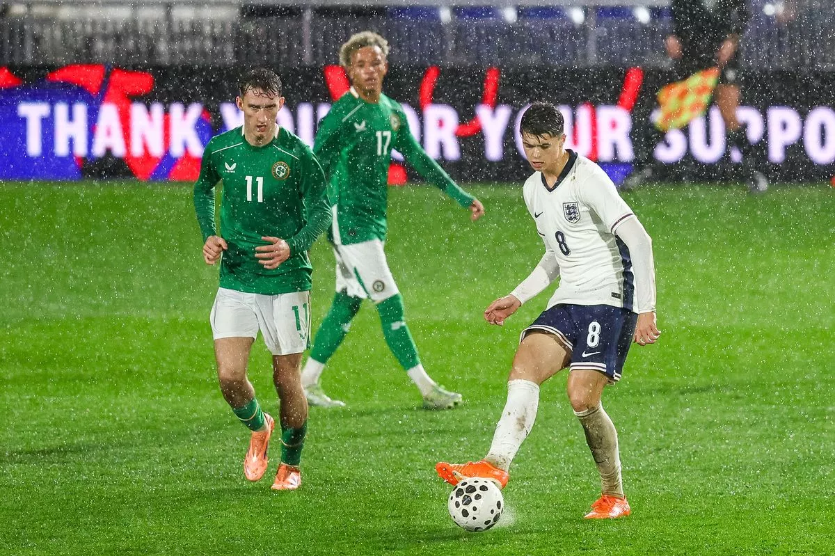 Mason Melia, left, joined Tottenham this month after the club saw off plenty of competition to bring in the Republic of Ireland U21 international from St Patrick's Athletic