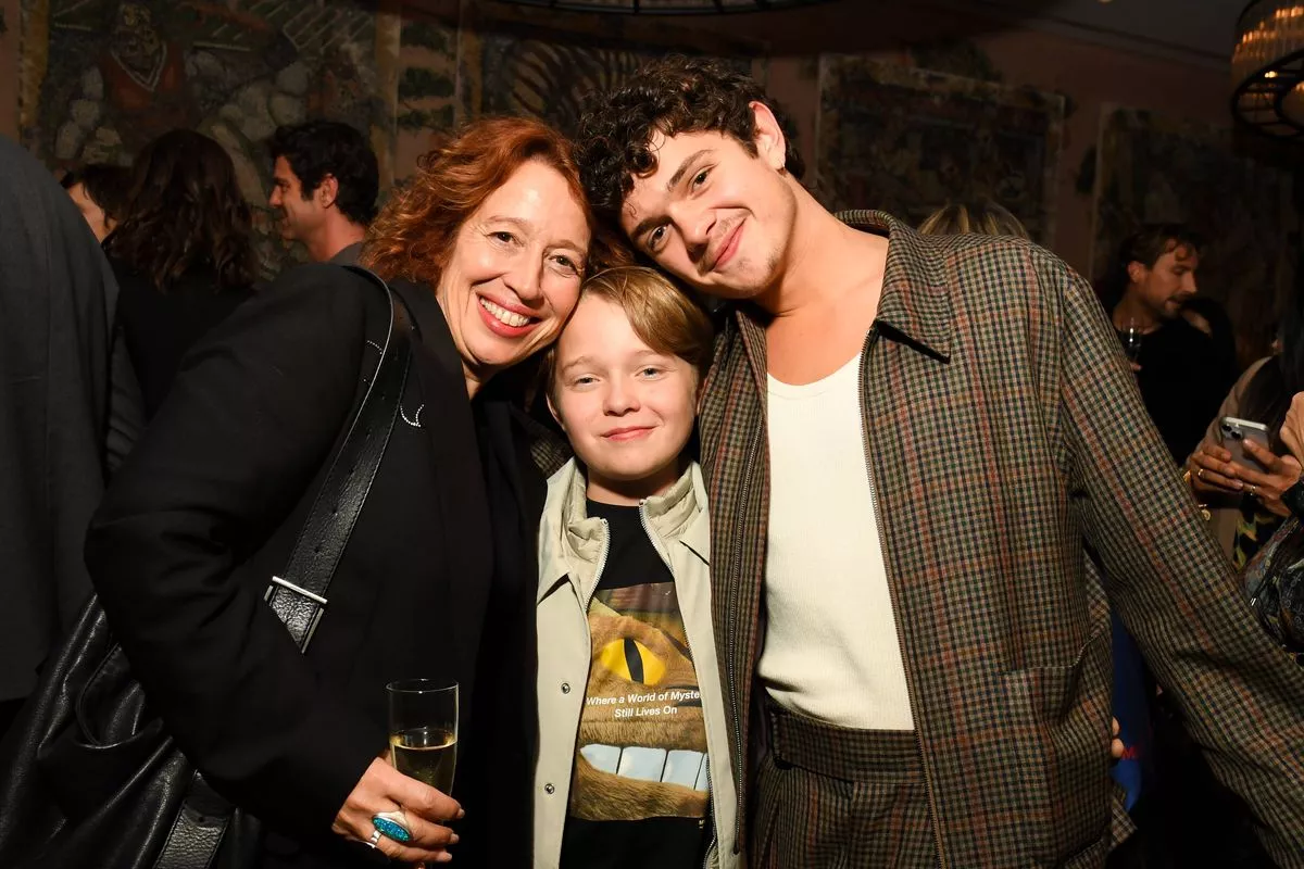 Noah's mum is actress Katy Cavanagh and his younger brother is Hamnet star Jacobi Jupe
