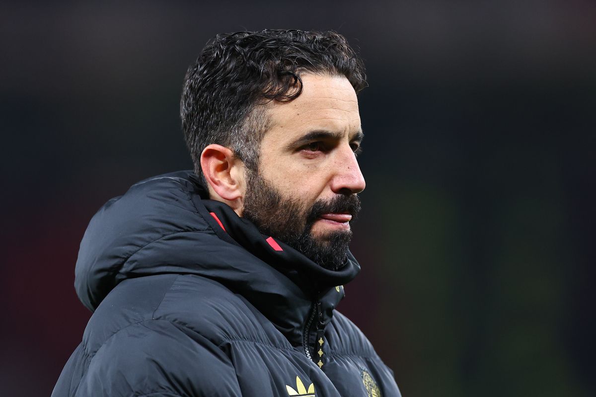 Manchester United head coach / manager Ruben Amorim during the Premier League match between Manchester United and Wolverhampton Wanderers at Old Trafford on December 30, 2025 in Manchester, England