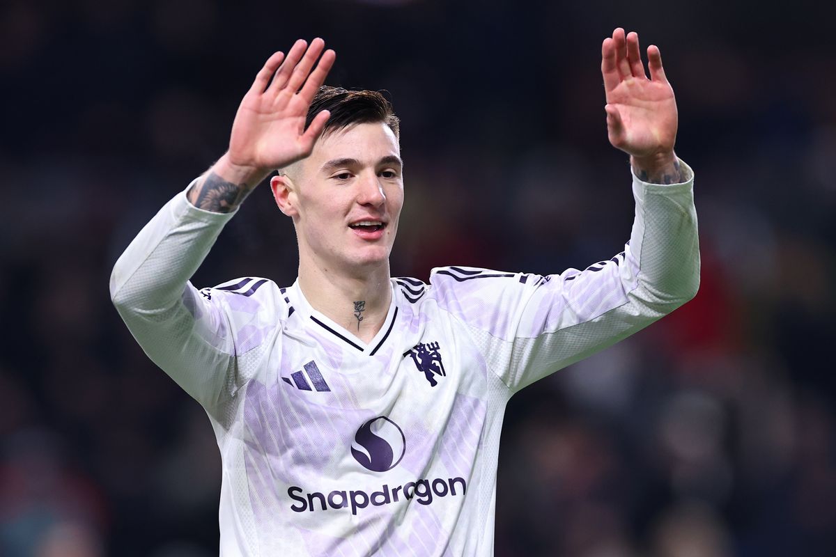 Manchester United striker Benjamin Sesko