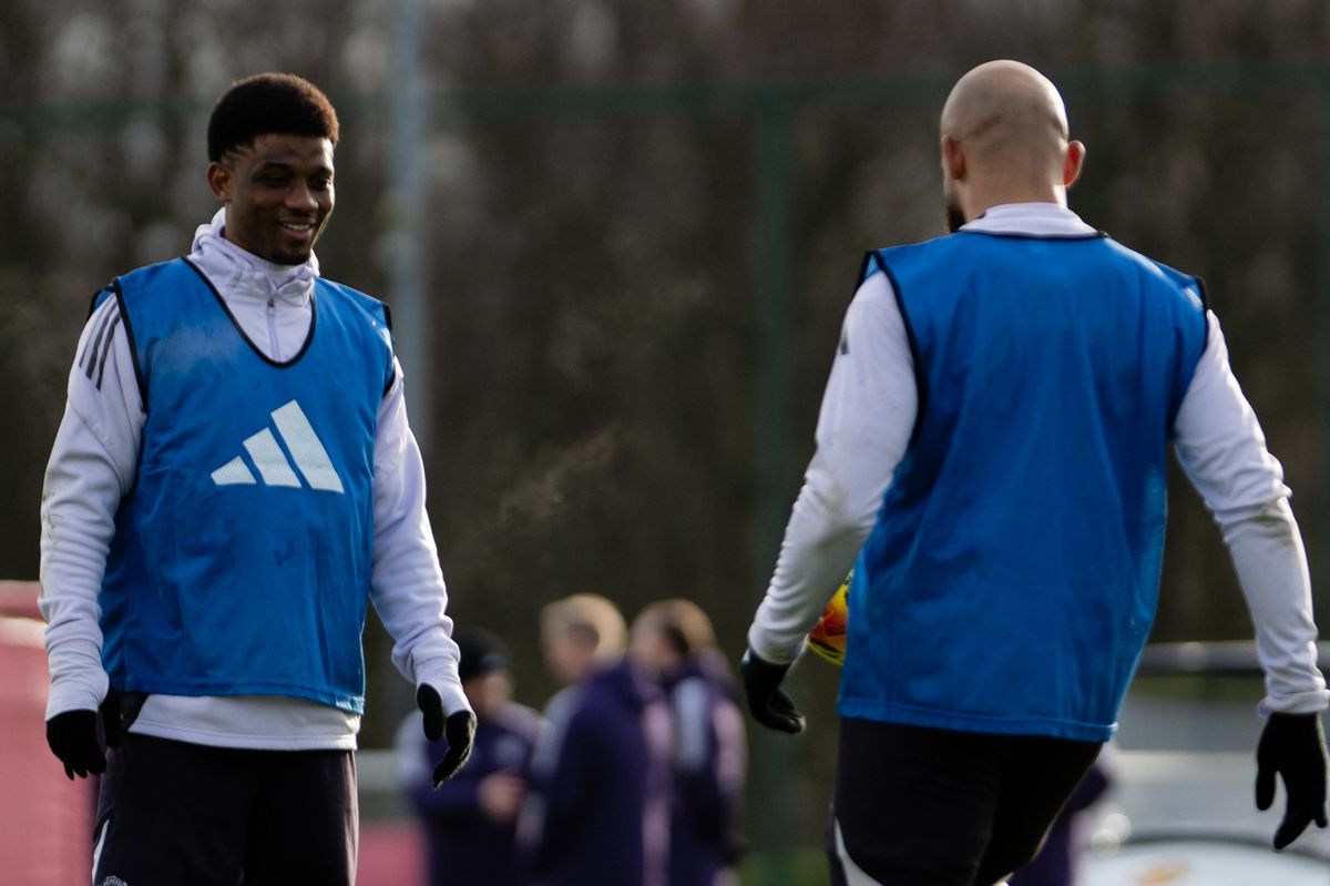 Amad and Bryan Mbeumo