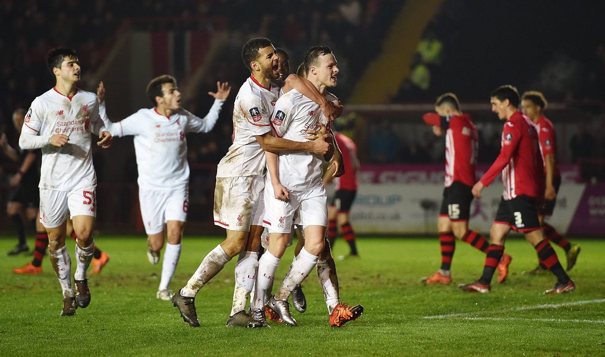 Liverpool managed to hold on for a draw against Exeter